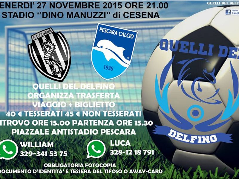 Pescara-Cesena, muoversi con i club, foto 1