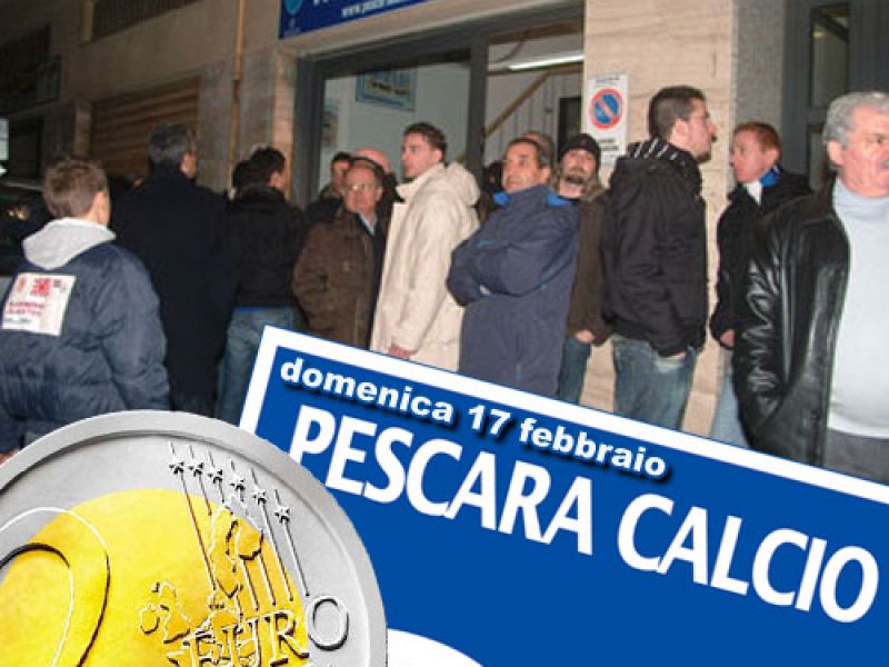 Pescara-Taranto: ingresso a 2 euro per donne, anziani e ragazzi, foto 1