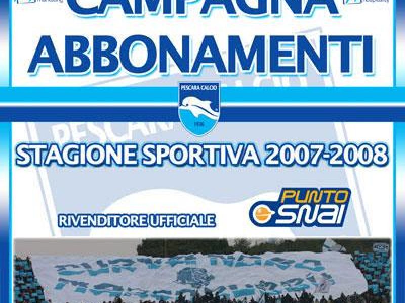 Riapertura Campagna Abbonamenti 07/08, foto 1