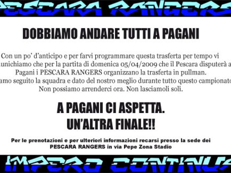 Comunicato PESCARA RANGERS, foto 1