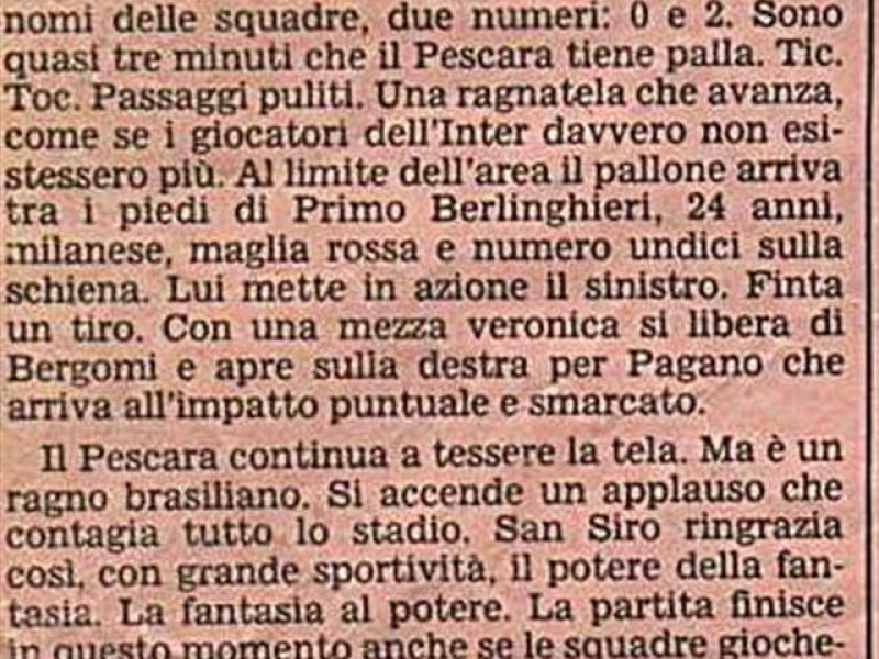 Ah..m'arcord: Inter-Pescara 0-2, foto 2