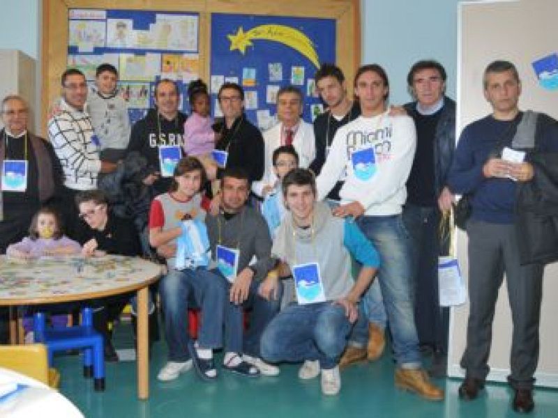 I biancazzurri visitano Pediatria, foto 1