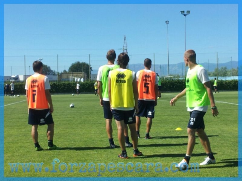 Pescara, allenamento al Vestina. Presente Vukusic., foto 1
