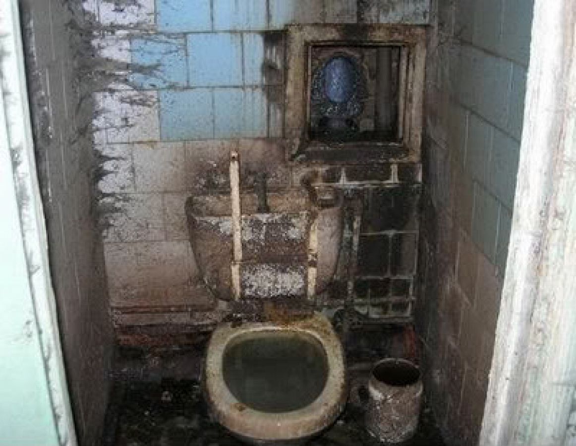 Туалет бомжа