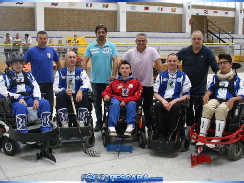 Wheelchair Hockey :gli Sconvolts Pescara battono la Gioco Parma per 15-2, foto 1