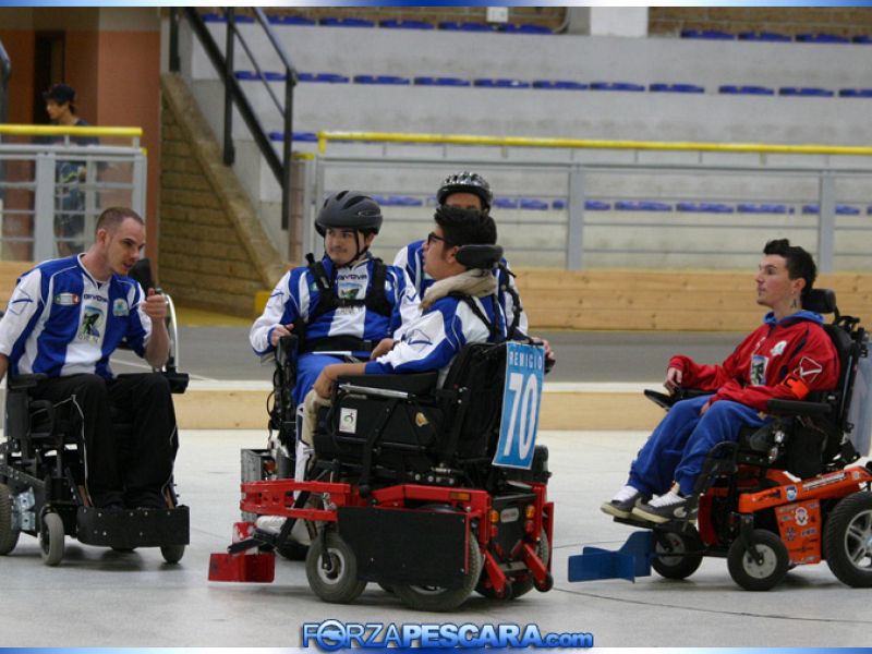 Wheelchair Hockey :gli Sconvolts Pescara battono la Gioco Parma per 15-2, foto 3