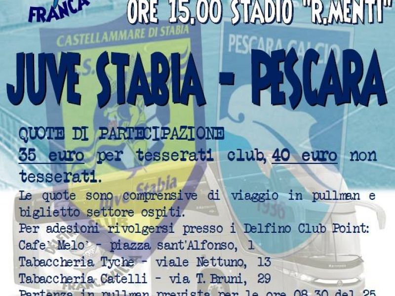 Trasferta Castellammare: i Delfino club organizzano, foto 2