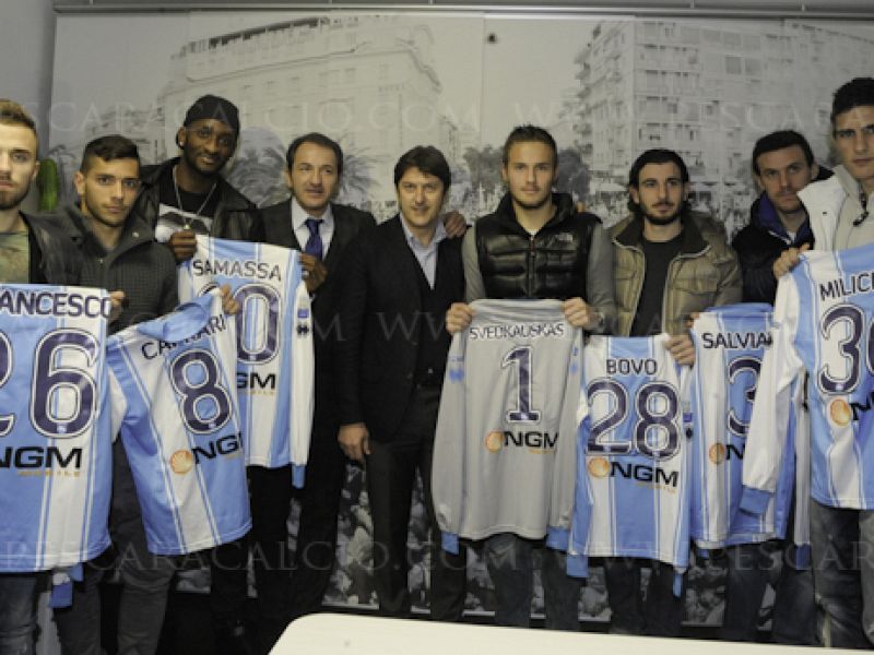 Pescara Calcio.Inaugurata la nuova sede.Presentati gli arrivi di Gennaio., foto 2
