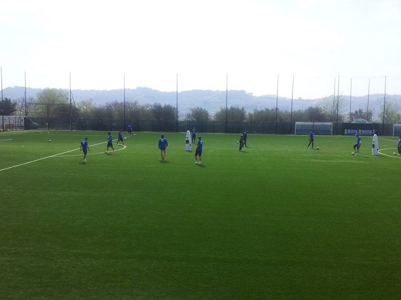 Cosmi assente, allenamento mattutino, foto 2