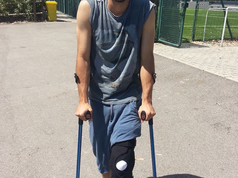 Brugman spettatore dell'allenamento odierno, foto 1