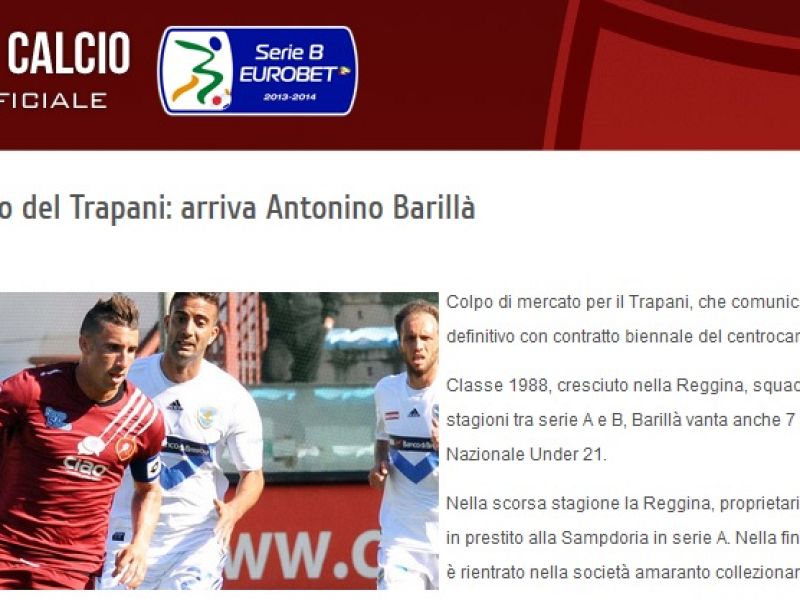 Confermato: addio Barillà, foto 1