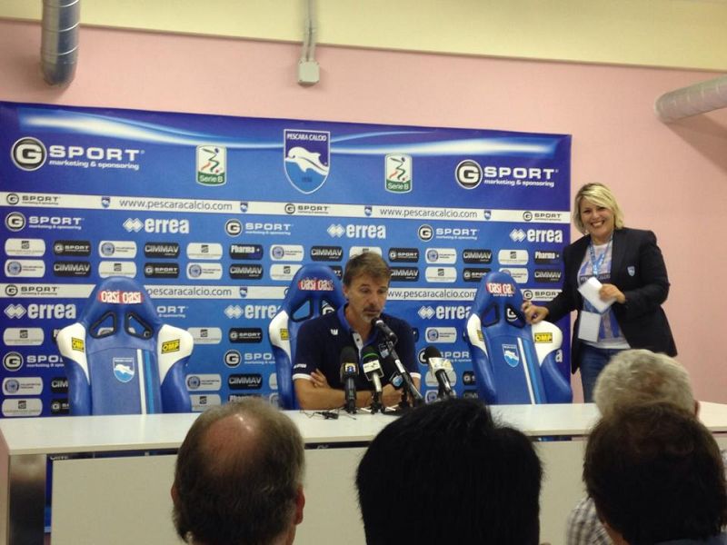 Highlights di Pescara-Chievo e sala stampa (Baroni, Maniero), foto 1