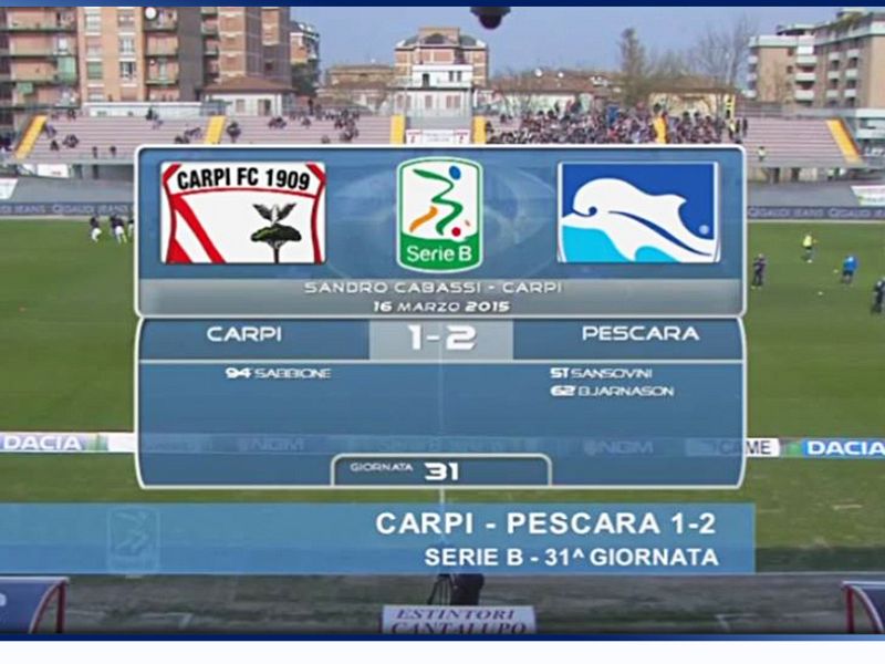 Carpi vs Pescara:Highlights e 91°, Baroni: ''Vittoria meritata'', foto 1