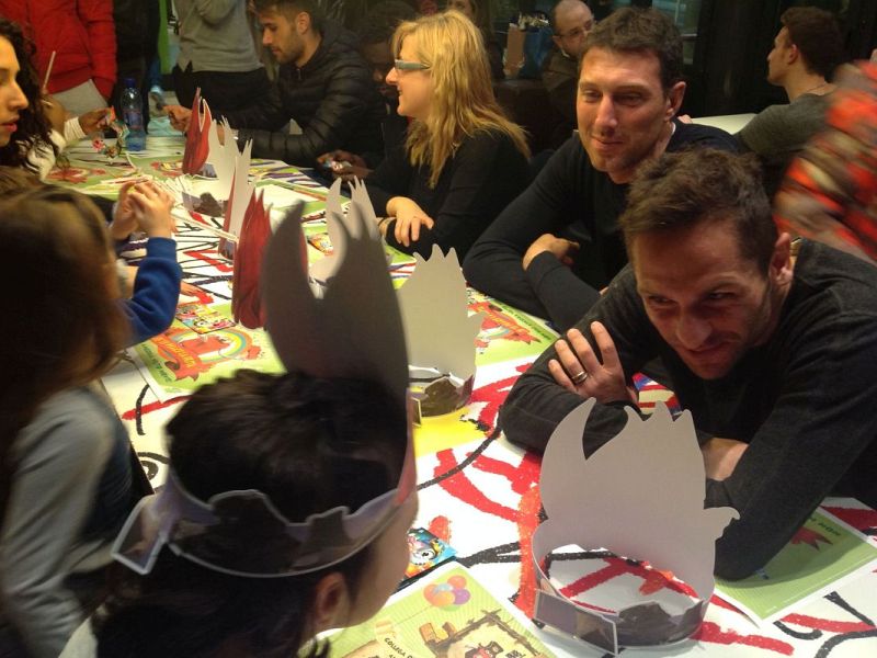 IL PESCARA AL FAST FOOD CON I BIMBI DELLA CASA MADRE ESTER , foto 3