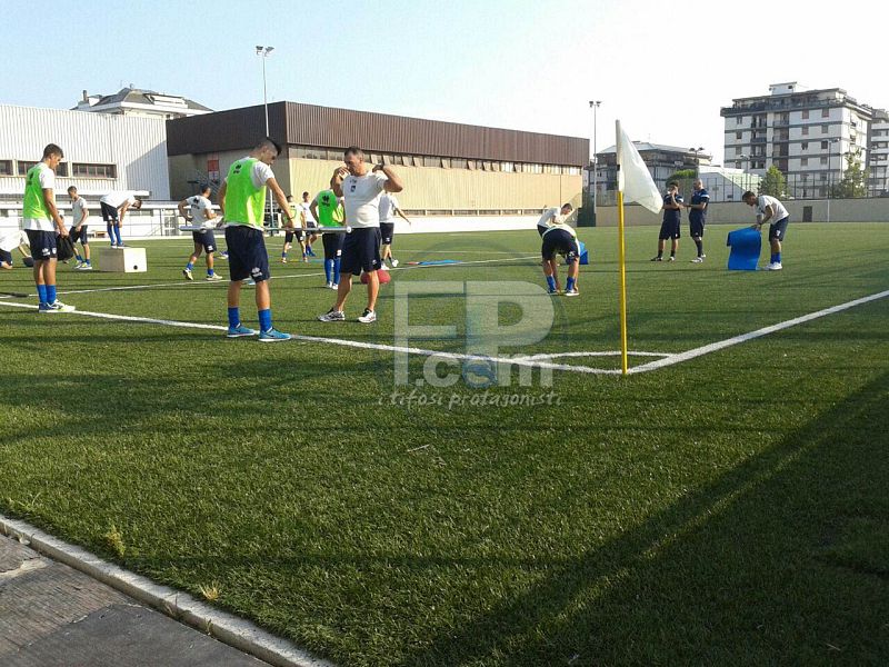 Alcuni biancazzurri già a lavoro, foto 1