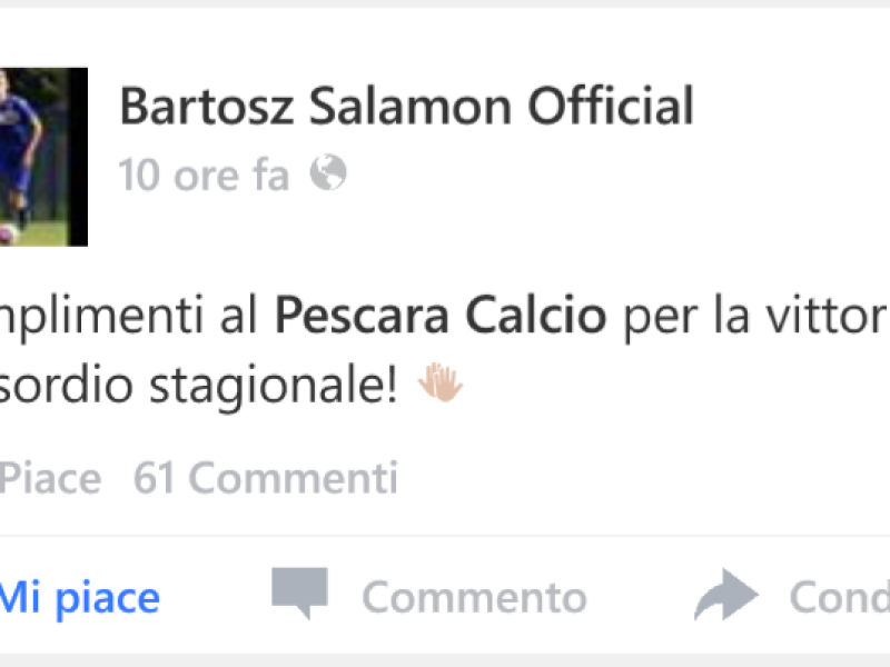 E anche Salamon si complimenta..., foto 2