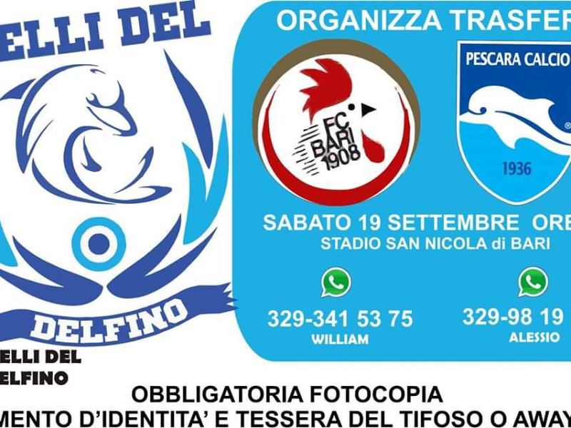 Trasferta a Bari, tutte le info, foto 1