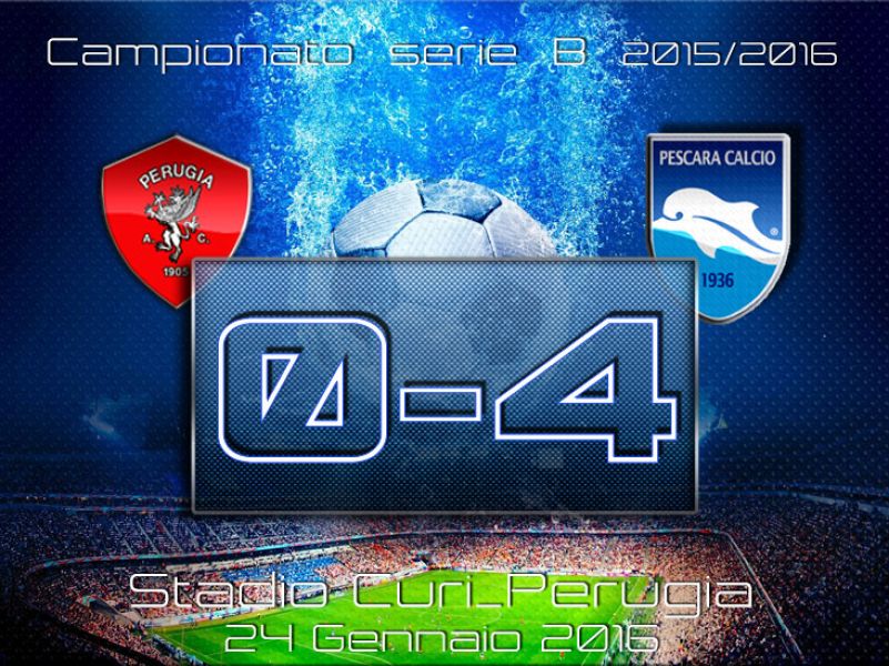Il Pescara sa solo vincere, Perugia schiantato: 0-4, foto 1