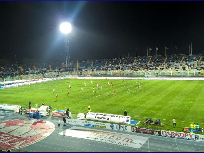 Brutto Pescara, sconfitta contro il Trapani, 1-2, foto 1