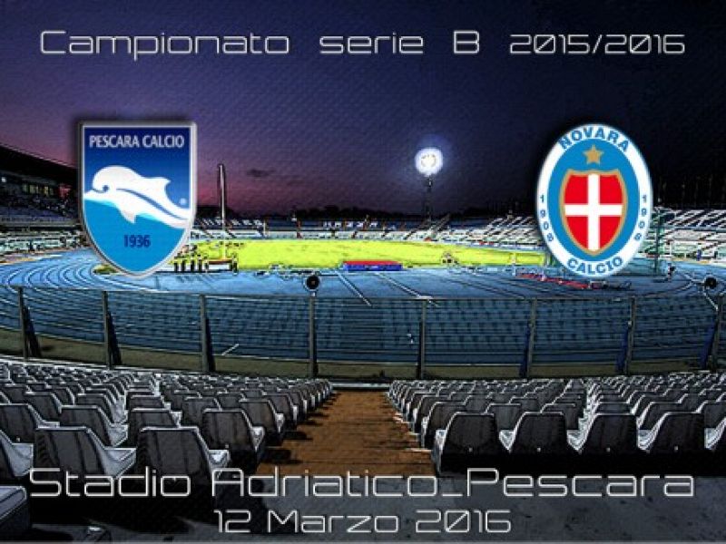 Il Pescara gioca e il Novara vince. 1-2 il finale, foto 1