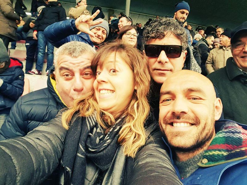 Bruno in versione tifoso a Benevento, foto 1