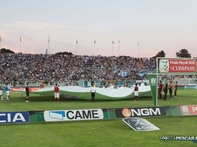 Pescara-Trapani, il cerimoniale d'apertura, foto 1