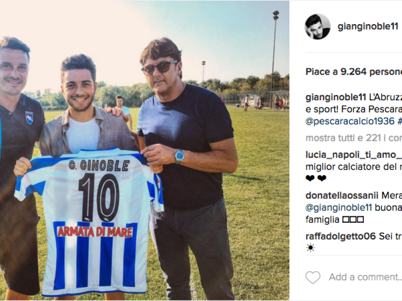 Gianluca Ginoble, tifoso d'eccezione, foto 1