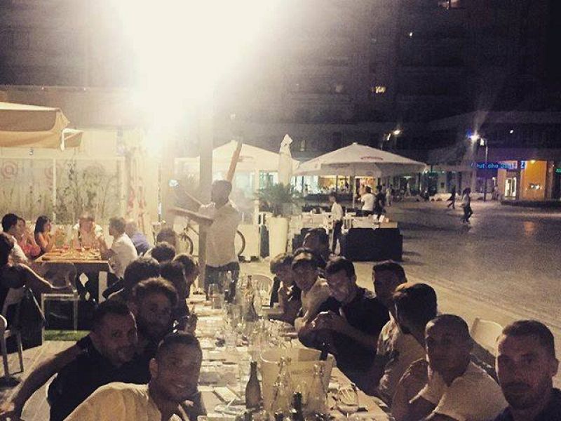 Oggi ultimo allenamento, ieri cena di gruppo, foto 1