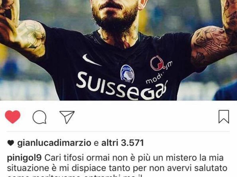 Pinilla saluta l'Atalanta, foto 1