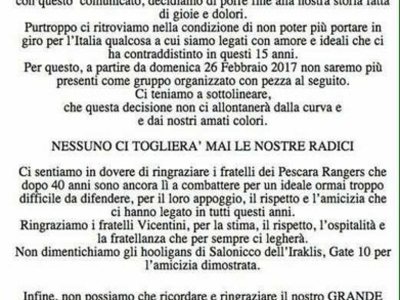 Si sciolgono i PR SILVI 2002, foto 1