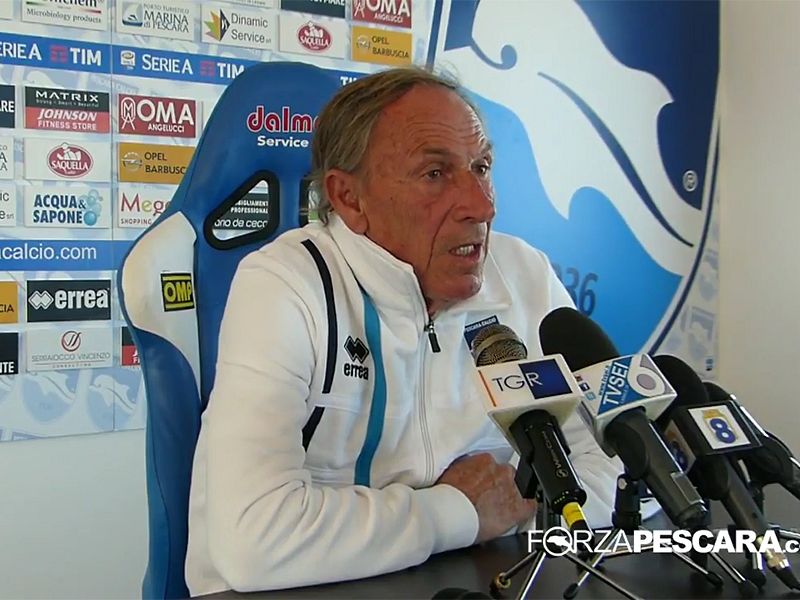 Verso Samp-Pescara, Zeman: ''La squadra sta capendo. Moggi? Niente insegnamenti'', foto 1