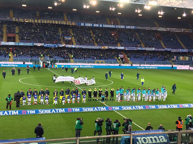 Sampdoria-Pescara 1-1, primo tempo, foto 1