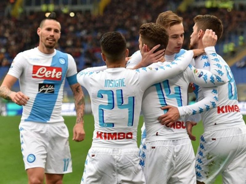 Mertens show, il Napoli batte la Roma all'Olimpico, foto 1