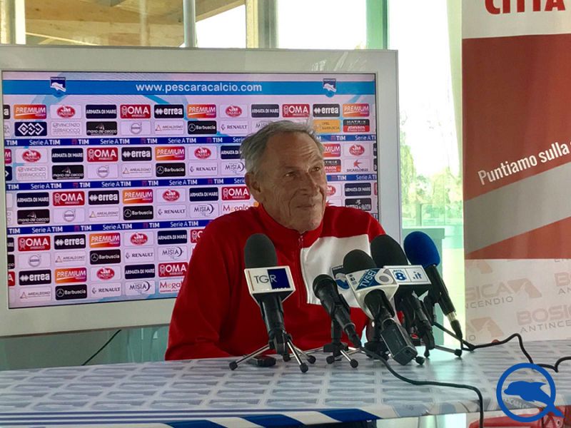 Verso Pescara-Milan, Zeman: ''cambierò per disperazione'', foto 1