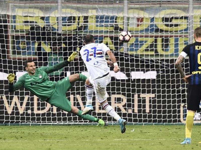 Colpaccio della Sampdoria a ''San Siro'' contro l'Inter, foto 1