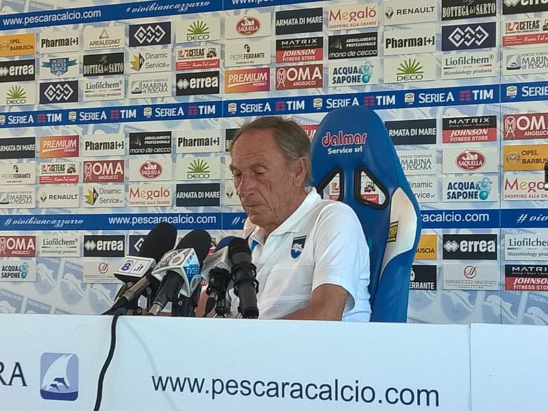 Verso Fiorentina-Pescara, Zeman: ''felice per la fine del campionato'', foto 1