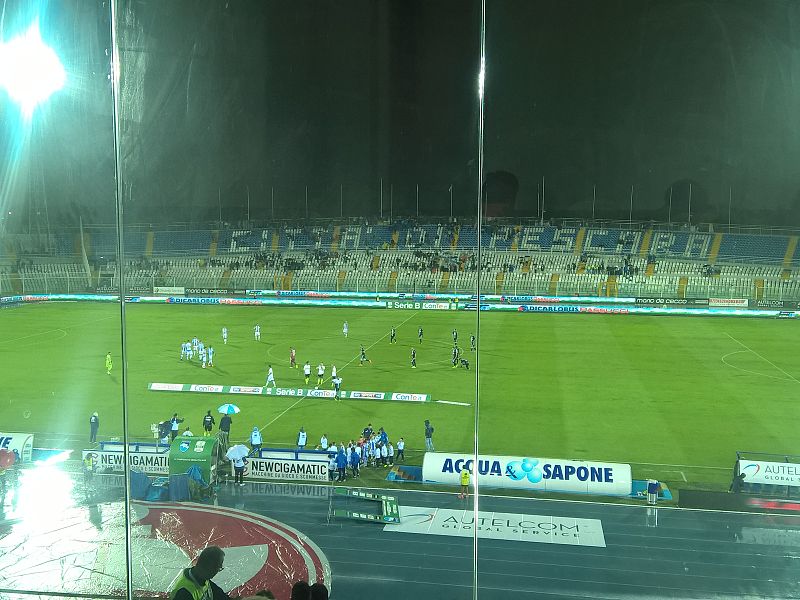 Pescara-Entella 1-0, primo tempo, foto 1
