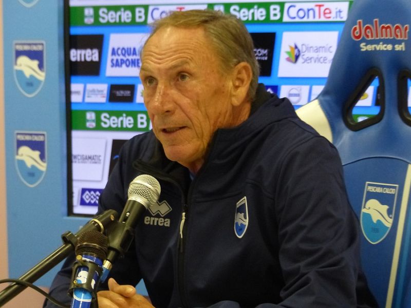 91' Pescara-Avellino 2-1, Zeman: ''Molto meglio nel secondo tempo'', foto 1