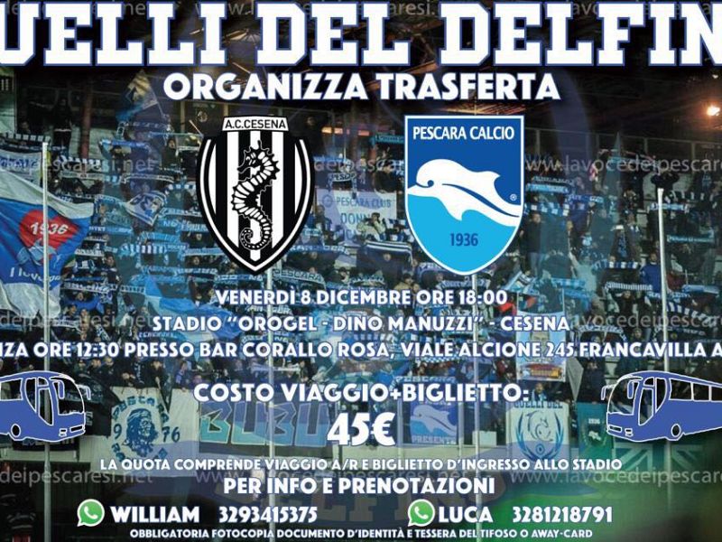 Quelli del Delfino organizza la trasferta a Cesena, foto 1