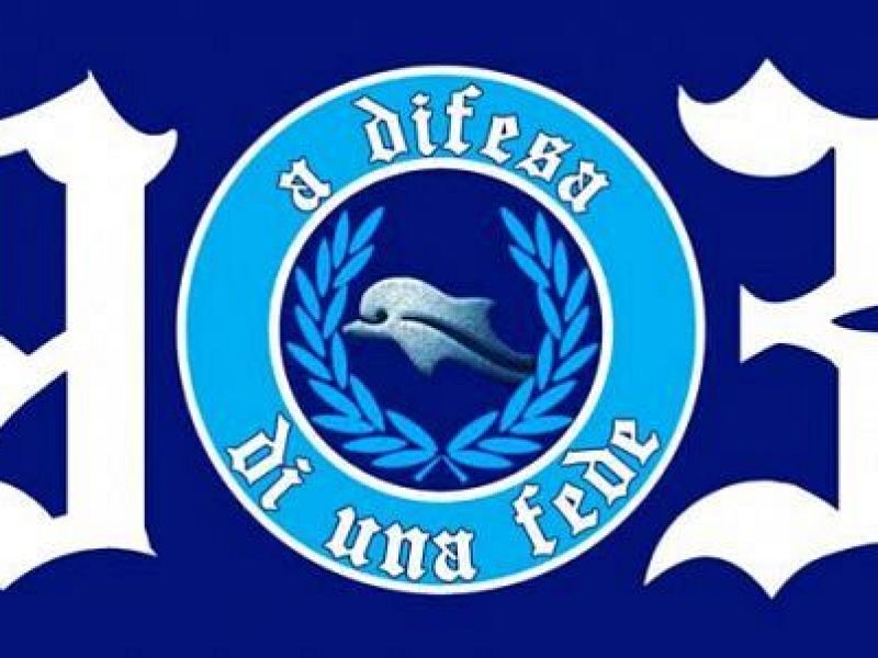 Ad Ascoli col gruppo Curva Sud, foto 1