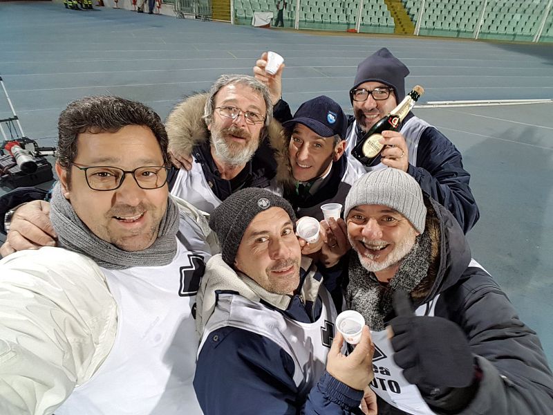 Momenti di ''tensione'' allo Stadio Adriatico, foto 1