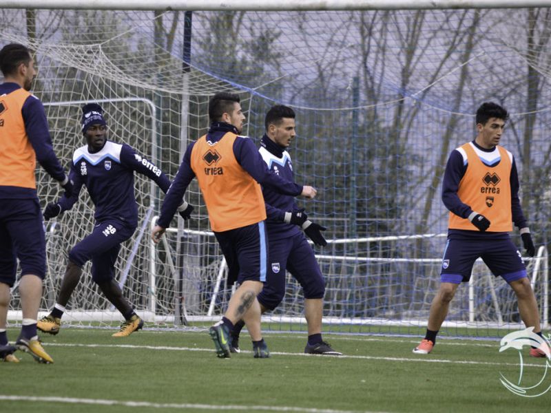 Si fa male Falco in allenamento, foto 1