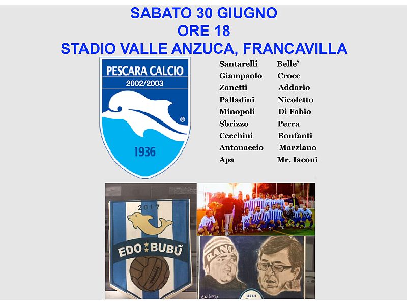 Il Pescara di Iaconi nel ricordo di Edo e Bubù, foto 1