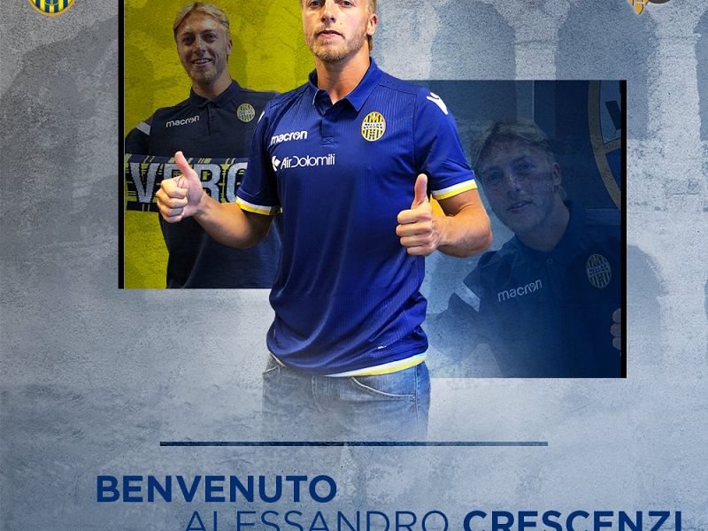 Crescenzi, foto con la maglia veronese, foto 1