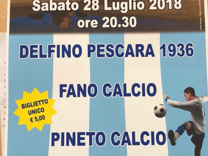 Ecco il LINK per seguire il triangolare Pescara-Pineto-Fano, foto 1