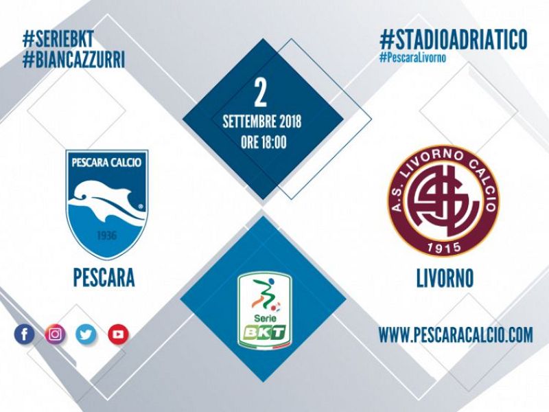 Pescara-Livorno, probabili formazioni, foto 1