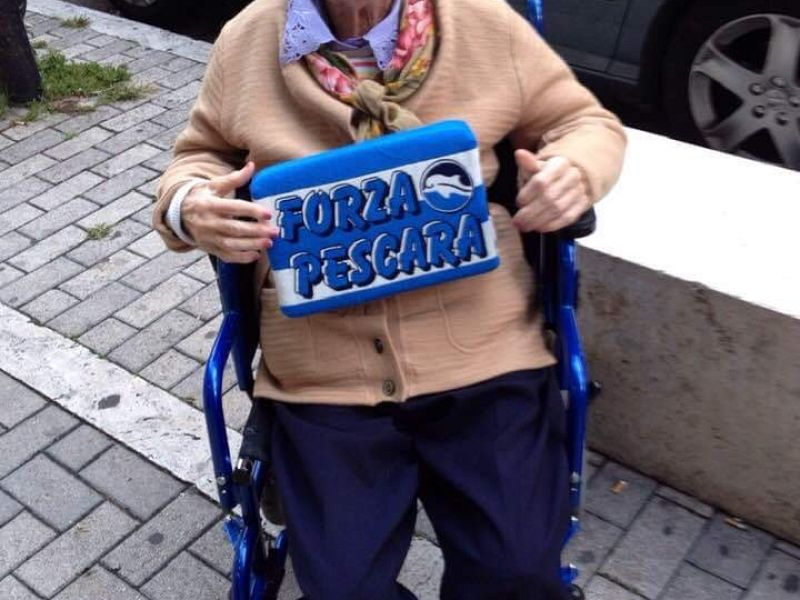 Addio a Donna Maria Niva storica tifosa biancazzurra, foto 1
