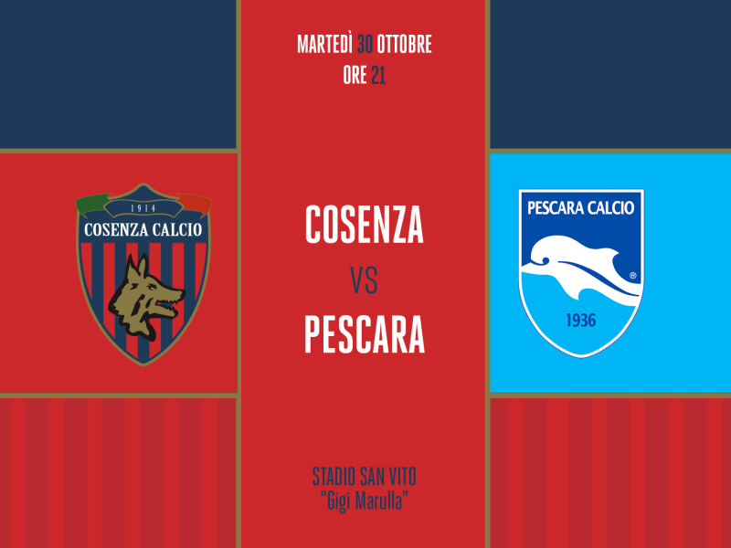 Cosenza-Pescara 1-1, FINALE, foto 1
