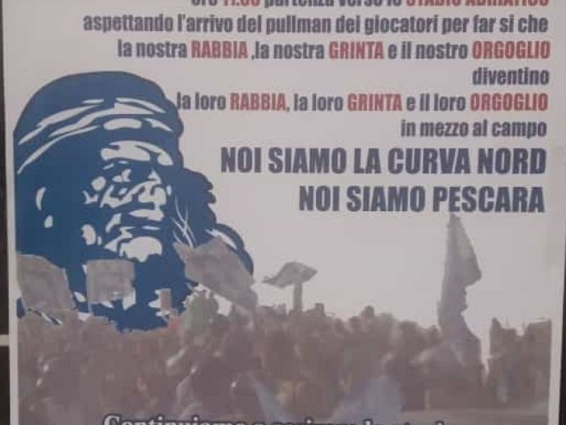 Corteo Rangers, si parte da Pescara Centrale, foto 1