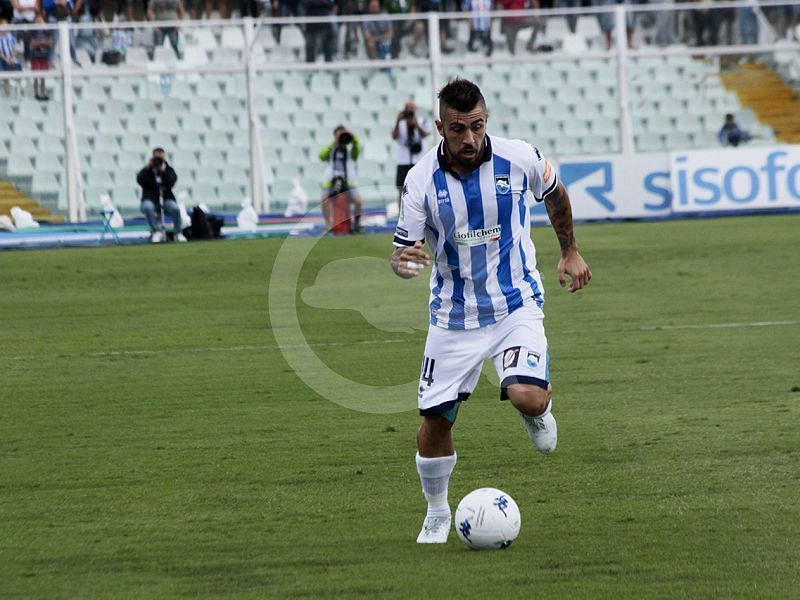 Bruno e Balzano al termine di Venezia-Pescara 2-2, foto 1